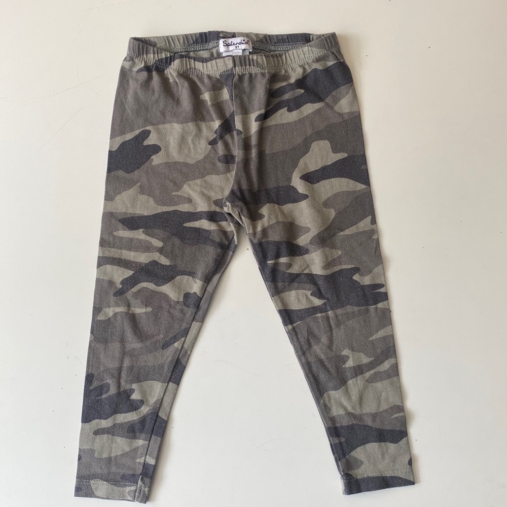 NWT Splendid Girls Camo Leggings - Size 4-5